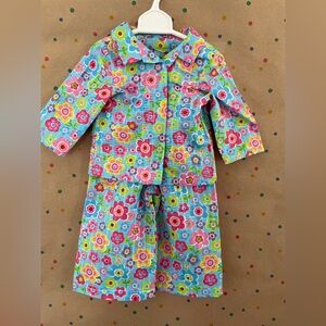 Colorful Floral pajamas for doll